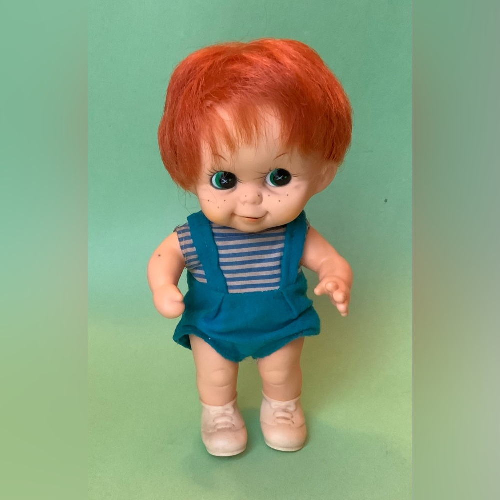 Vintage 70s Baby Boy Doll